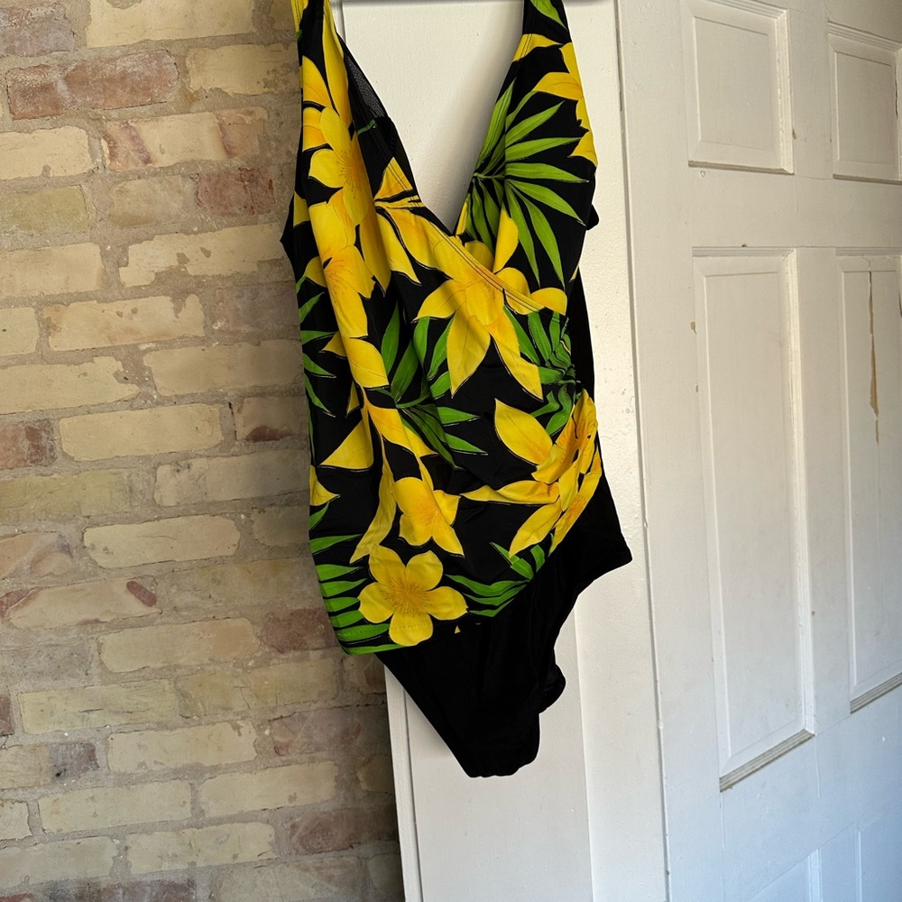 Tropical Floral One-Piece Swimsuit